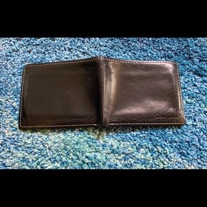 Black Full Grain Leather Calvin Klein Wallet